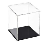 sourcing map Acrylic Clear Display Case Box Dustproof Protection Showcase Cube Collectibles Show Box 7.9x7.9x9.8inch