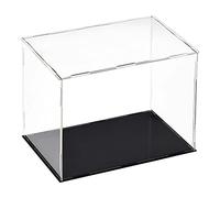 sourcing map Acrylic Clear Display Case Box Dustproof Protection Showcase Cube Collectibles Show Box 11.8x7.9x9.8inch