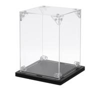 Sourcing Map Acrylic Display Case, 4''x4''x6'' Clear Box Assemble Dustproof Storage Organizer for Collectibles Action Figures