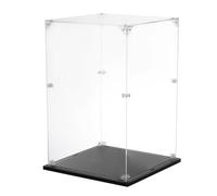 Sourcing Map Acrylic Display Case, 8''x12''x14'' Clear Box Assemble Dustproof Storage Organizer for Collectibles Action Figures