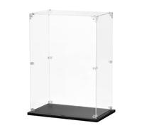 sourcing map Acrylic Display Case, 9.8"x6"x13.8" Clear Display Box Assemble Dustproof Storage Organizer Showcase for Collectibles Action Figures