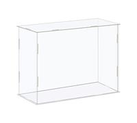 sourcing map Acrylic Display Case Box Clear Dustproof Protection Showcase 26x11x21cm for Collectibles Display