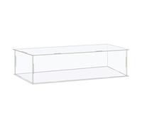 sourcing map Acrylic Display Case Box Clear Dustproof Protection Showcase 31x11x11cm for Collectibles Display