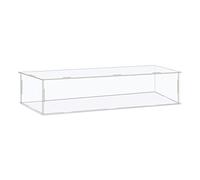 sourcing map Acrylic Display Case Box Clear Dustproof Protection Showcase 36x11x11cm for Collectibles Display