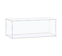 sourcing map Acrylic Display Case Box Clear Dustproof Protection Showcase 41x11x16cm for Collectibles Display