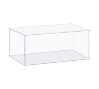 sourcing map Acrylic Display Case Box Clear Dustproof Protection Showcase 41x16x11cm for Collectibles Display