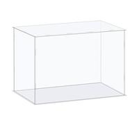 sourcing map Acrylic Display Case Box Clear Dustproof Protection Showcase 41x16x21cm for Collectibles Display