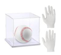 sourcing map Acrylic Display Case for Collectibles Assemble, 6x6x6 Inch Clear Dustproof Display Box Protection Showcase for Collectibles Figures Doll Models