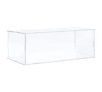 sourcing map Acrylic Display Case Plastic Box Clear Assemble Dustproof Showcase 12.2x6.3x4.1 Inch for Collectibles Items