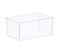 sourcing map Acrylic Display Case Plastic Box Clear Assemble Dustproof Showcase 31x26x15.5cm for Collectibles Items