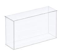 sourcing map Acrylic Display Case Plastic Box Clear Assemble Dustproof Showcase 36x11x20.5cm for Collectibles Items