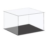 sourcing map Acrylic Display Case Plastic Box Cube Storage Box Clear Small Assemble Dustproof Showcase 41x36x25.5cm for Collectibles Items