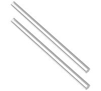 sourcing map Acrylic Hexagon Rod Clear 12mmx12mmx250mm Solid Plastic PMMA Bar Stick 2pcs