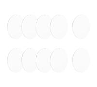 sourcing map Acrylic Keychain Blanks, 10Pcs 5.5 Inch Round Clear Acrylic Keychains 3mm Thick Circle Discs Blanks with Holes for Crafts, Tags, Pendants Hanging Jewelry Making, Labels