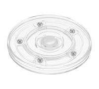 sourcing map Acrylic Lazy Susan Turntable, 4 Inch Clear Turntable Organizer Ball Bearing 360 Degree Rotating Tray for Spice Rack Table Cake Kitchen Pantry Decorating Bathrooms