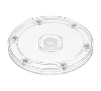 sourcing map Acrylic Lazy Susan Turntable, 5 Inch Clear Turntable Organizer Ball Bearing 360 Degree Rotating Tray for Spice Rack Table Cake Kitchen Pantry Decorating Bathrooms