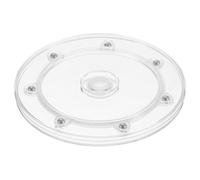 sourcing map Acrylic Lazy Susan Turntable, 6 Inch Clear Turntable Organizer Ball Bearing 360 Degree Rotating Tray for Spice Rack Table Cake Kitchen Pantry Decorating Bathrooms