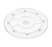 sourcing map Acrylic Lazy Susan Turntable, 8 Inch Clear Turntable Organizer Ball Bearing 360 Degree Rotating Tray for Spice Rack Table Cake Kitchen Pantry Decorating Bathrooms