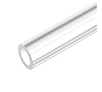 sourcing map Acrylic Pipe Clear Rigid Round Plastic Tube 10mm ID 16mm(5/8 inch) OD 10" for Lamps and Lanterns, Water Cooling System