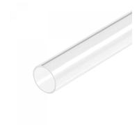 sourcing map Acrylic Pipe Clear Rigid Round Tube 26mm ID 32mm OD 18" for Lamps and Lanterns, Water Cooling System