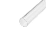sourcing map Acrylic Pipe Clear Rigid Round Tube 30mm ID 40mm OD 6" for Lamps and Lanterns, Water Cooling System