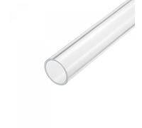 sourcing map Acrylic Pipe Clear Rigid Round Tube 42mm ID 45mm OD 14" for Lamps and Lanterns, Water Cooling System