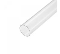 sourcing map Acrylic Pipe Clear Rigid Round Tube 56mm ID 60mm OD 14" for Lamps and Lanterns, Water Cooling System