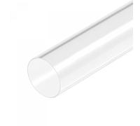 sourcing map Acrylic Pipe Clear Rigid Round Tube 81mm ID 85mm OD 18" for Lamps and Lanterns, Water Cooling System