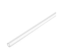 sourcing map Acrylic Pipe Rigid Round Plastic Clear Tube 3mm(1/8 inch) ID 6mm(1/4 inch) OD 305mm(12") for Lamps and Lanterns, Water Cooling System 2pcs