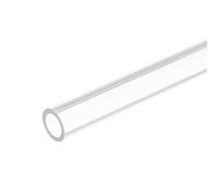 sourcing map Acrylic Pipe Rigid Round Tube Clear 14mm ID 20mm OD 350mm(14") for Lamps and Lanterns,Water Cooling System 2pcs