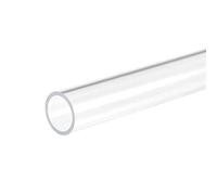 sourcing map Acrylic Pipe Rigid Round Tube Clear 18mm ID 22mm OD 305mm | for Lamps and Lanterns,Water Cooling System