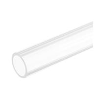 sourcing map Acrylic Pipe Rigid Round Tube Clear 20 mm ID 24mm OD 305mm for Lamps and Lanterns,Water Cooling System