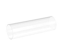 sourcing map Acrylic Pipe Rigid Round Tube Clear 56mm ID 60mm OD 200mm for Lamps and Lanterns,Water Cooling System