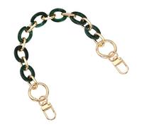 sourcing map Acrylic Purse Strap, 12" Handbag Strap Chain Replacement Bag Handle Extender Straps Purse Shoulder Chains Accessories for Purse Bag DIY Crafts, Green