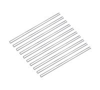 sourcing map Acrylic Round Rod,10mm Diameter 10-inch Length,Clear,Solid Plastic PMMA Bar Stick Acrylic Dowel Rods for DIY Crafts Lighting Fixture Handicraft 24pcs