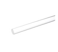 sourcing map Acrylic Round Rods 1-3/16" x 12" Clear Acrylic Dowel Rods Sticks Plastic Sticks Strip for DIY Crafts Lighting Gardening Decoration - 30mm x 300mm