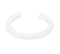 sourcing map Acrylic Thin Style Bangle Bracelets for Women, Acrylic Resin Bangle Statement Acetate Cuff Wristband Bracelet Fashion Jewelry, White