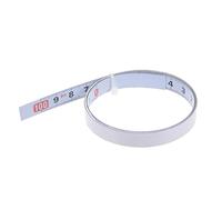 sourcing map Adhesive Backed Tape Measure 100cm Metric Right to Left Read Sticky Measuring Tape Steel Workbench Ruler, White