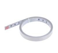 sourcing map Adhesive Backed Tape Measure 300cm Metric Right to Left Read Sticky Measuring Tape Steel Workbench Ruler, White