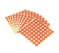 sourcing map Adhesive Labels 20mm QC NO Pass Mark Round Stickers Tamper Proof Stickers for Industry Items Red Pack of 1000