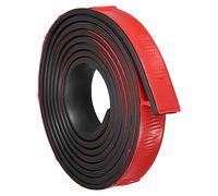 sourcing map Adhesive Rubber Strips, 1.2" W x 3/16" T x 3'L Solid Neoprene Rubber Sheet Rolls with Adhesive Backing for DIY Gaskets Seals Pads Crafts