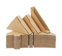 sourcing map Adjustable Cardboard Corner Protector, Cardboard Edges Protector 9x9x2cm for Art, Packing, Shipping Supplies Pack of 40