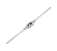 sourcing map Adjustable Tap Wrench Handle, for Metric M13-M32 W1/2-1-1/4 Taps, Thread Tap Holder Reamer Hand Tapping Tool for Machinist Repair, Medium Carbon Steel Handle with Nickel Plated