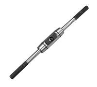 sourcing map Adjustable Tap Wrench Handle, for Metric M6-M14 Taps, Thread Tap Holder Reamer Hand Tapping Tool for Machinist Repair, Die-Casting Body