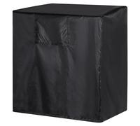 sourcing map Air Conditioner Cover, 26"x26"x32" Air Conditioners Covers for Outside, 210D Oxford Fabric Outdoor Unit Square Vertical Protective Cover (Black)