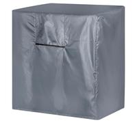 sourcing map Air Conditioner Cover, 32"x32"x36" Air Conditioners Covers for Outside, 210D Oxford Fabric Outdoor Unit Square Vertical Protective Cover (Grey)