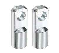sourcing map Air Cylinder Rod Clevis End M10x1.25 Female Thread 52.5mm Length I Type Connector 2pcs