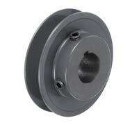 sourcing map AK30-7/8 V-Belt Sheave 7/8"Bore 3.05"OD Single Groove Web Sheave Bored-to-Size Sheave, Cast Iron, Belt Section for 4L or A Belt