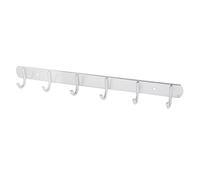 sourcing map Aluminium Coat Hat Towel Clothes Robe Wall Mounted Hooks Hanger Rack