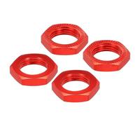 sourcing map Aluminum 17mm RC Wheel Nut Thread M12x1.0mm Hex Wheel Nuts RC Wheel Nut for 1/8 RC Model Car Trucks Off Road Car Upgraded Parts Pack of 4(Red)